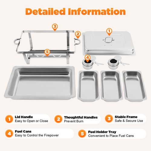 Chafing dish buffet set - buffet,