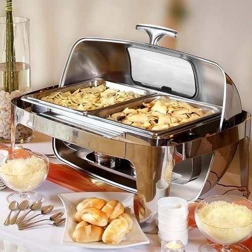 9qt roll top chafing dish - roll,
